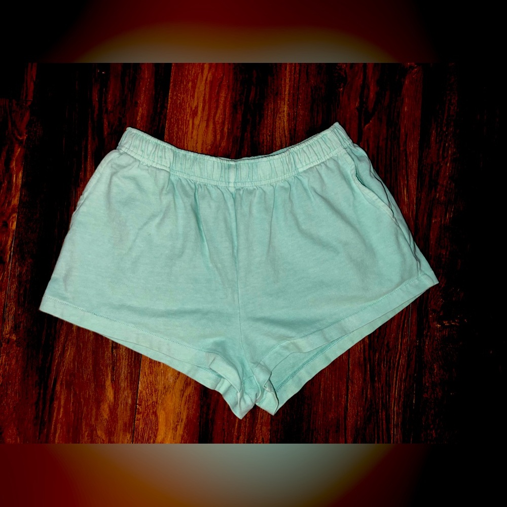 Women’s Size SMALL American Eagle “Seriously Lived In” Mint Green Cotton Shorts.